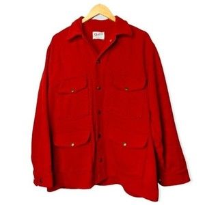 Vintage 50s Wool Cruiser Jacket Hunting Outdoorsman Skyline